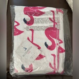 Flamingo print beach towel, kid size